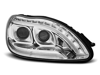 HEADLIGHTS MERCEDES W220 S-CLASS 09.98-05.05 CHROME