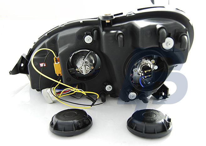 HEADLIGHTS MERCEDES W220 S-CLASS 09.98-05.05 CHROME - 4
