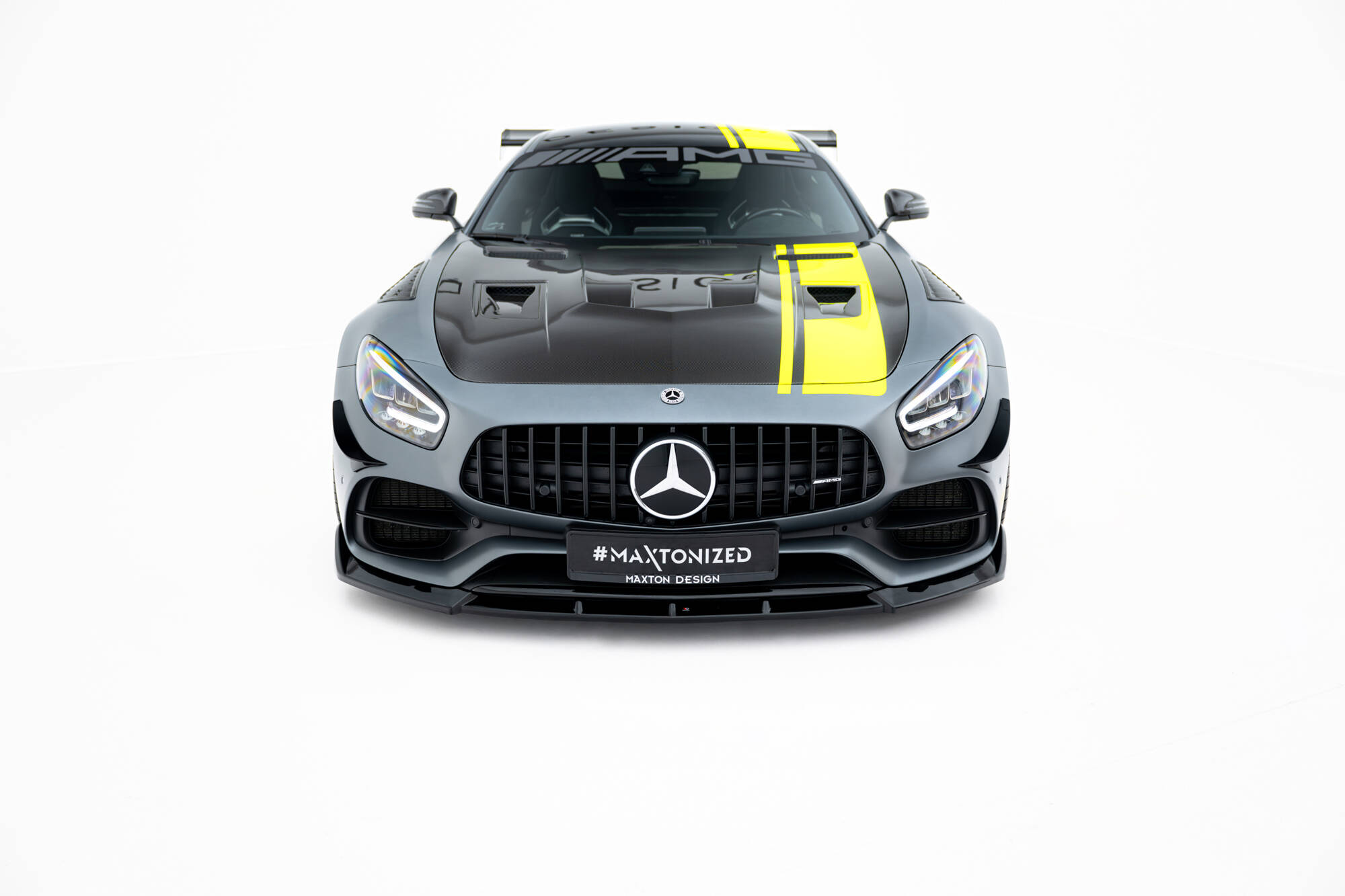 FRONT SPLITTER SUITABLE FOR MERCEDES-AMG GT C C190 FACELIFT – MAXTON DESIGN - 9