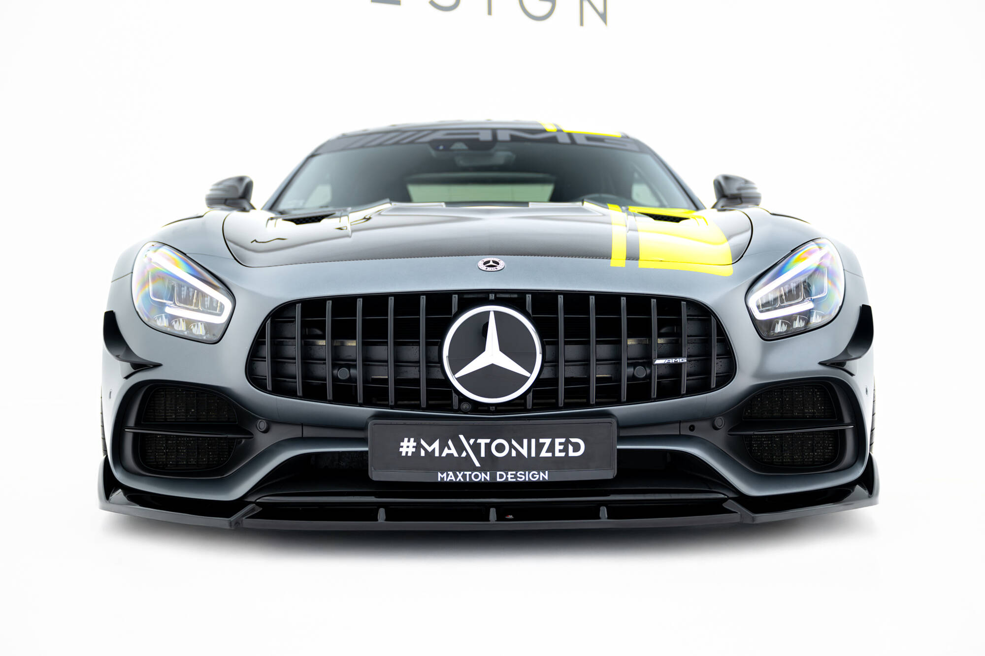 FRONT SPLITTER SUITABLE FOR MERCEDES-AMG GT C C190 FACELIFT – MAXTON DESIGN