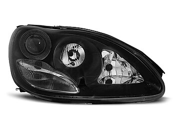 HEADLIGHTS MERCEDES W220 S-CLASS 09.98-05.05 BLACK