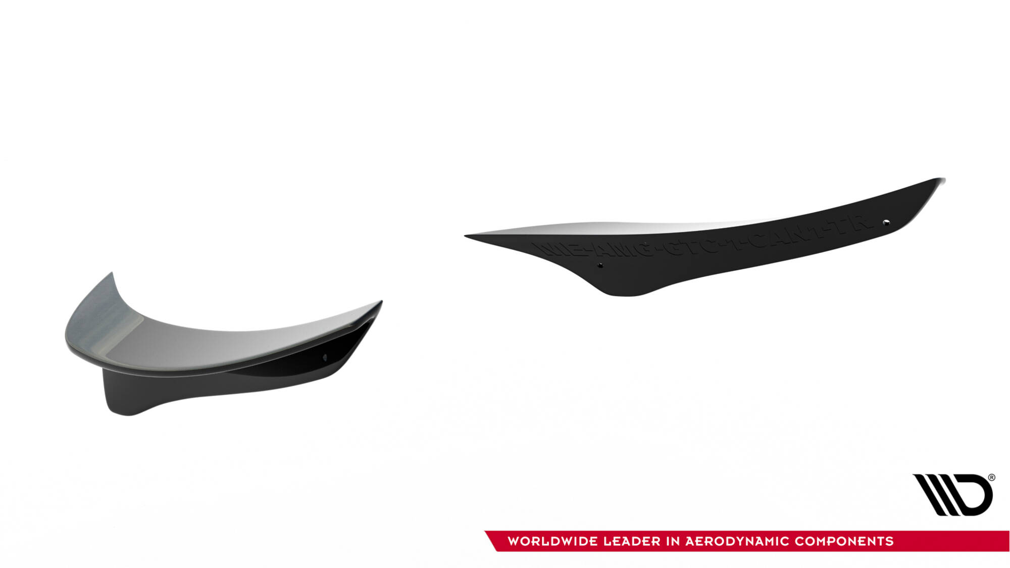 FRONT BUMPER WINGS (CANARDS) SUITABLE FOR MERCEDES-AMG GT C C190 FACELIFT – MAXTON DESIGN