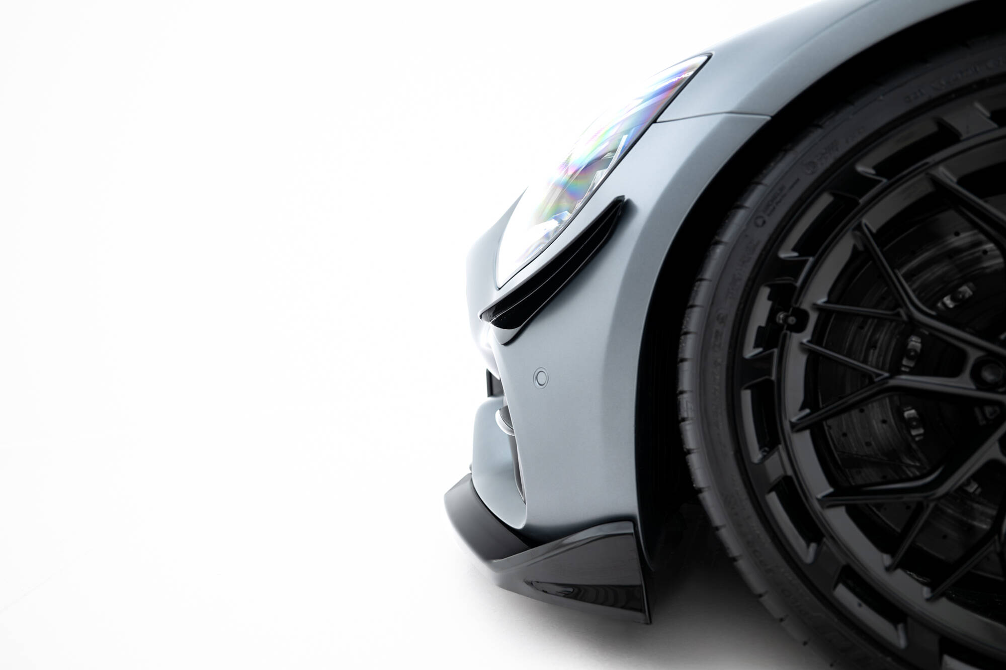 FRONT BUMPER WINGS (CANARDS) SUITABLE FOR MERCEDES-AMG GT C C190 FACELIFT – MAXTON DESIGN - 2