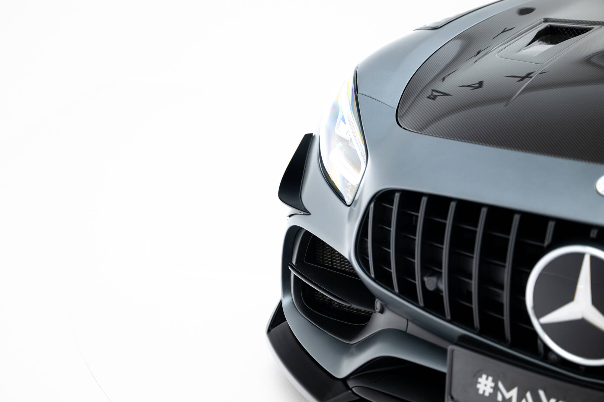 FRONT BUMPER WINGS (CANARDS) SUITABLE FOR MERCEDES-AMG GT C C190 FACELIFT – MAXTON DESIGN - 4