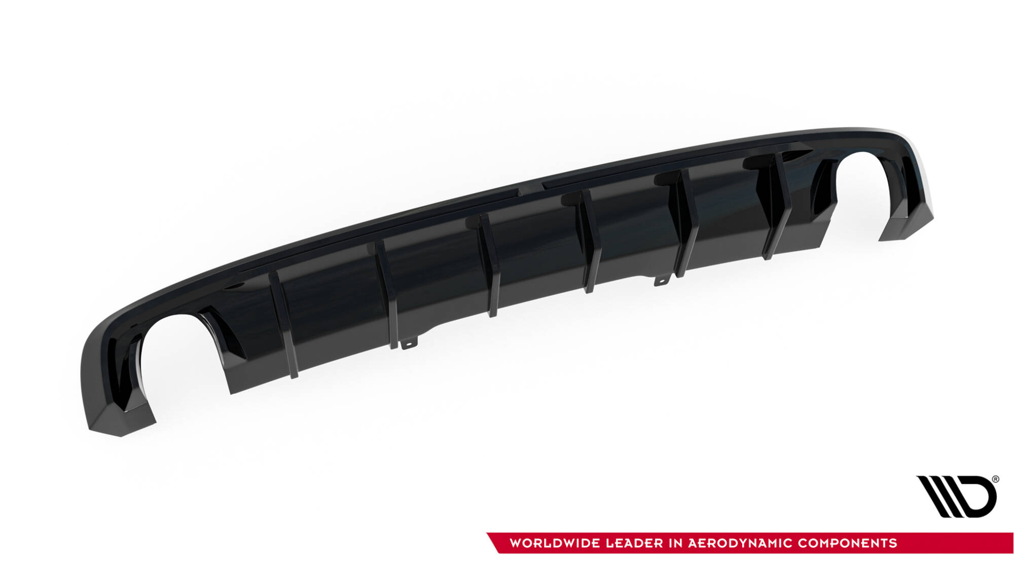 REAR VALANCE V.1 SUITABLE FOR AUDI A4 S-LINE B9 (VERSION WITH SINGLE EXHAUST TIPS ON BOTH SIDES) – MAXTON DESIGN - 3