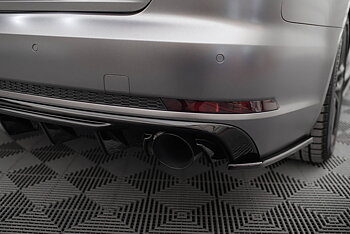 REAR VALANCE V.1 SUITABLE FOR AUDI A4 S-LINE B9 (VERSION WITH SINGLE EXHAUST TIPS ON BOTH SIDES) – MAXTON DESIGN