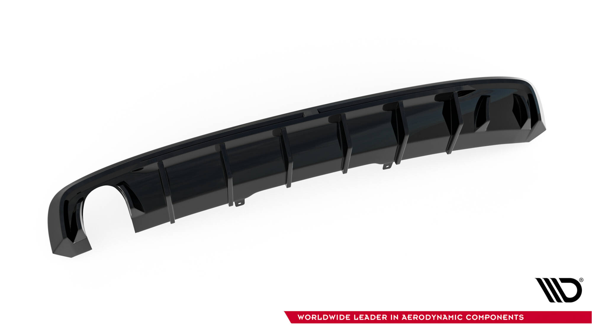 REAR VALANCE V.1 SUITABLE FOR AUDI A4 S-LINE B9 (VERSION WITH SINGLE EXHAUST TIPS ON ONE SIDE) – MAXTON DESIGN - 5