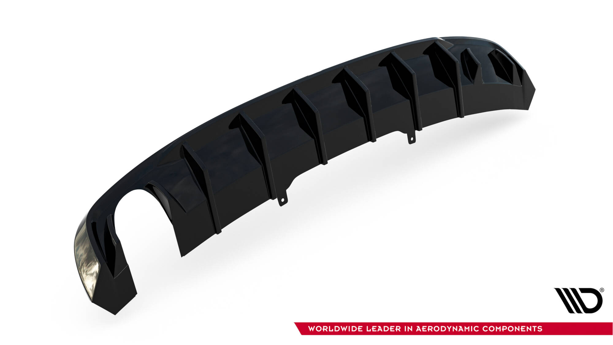 REAR VALANCE V.1 SUITABLE FOR AUDI A4 S-LINE B9 (VERSION WITH SINGLE EXHAUST TIPS ON ONE SIDE) – MAXTON DESIGN - 2