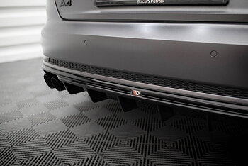 REAR VALANCE V.1 SUITABLE FOR AUDI A4 S-LINE B9 (VERSION WITH DUAL EXHAUST TIPS ON ONE SIDE) – MAXTON DESIGN