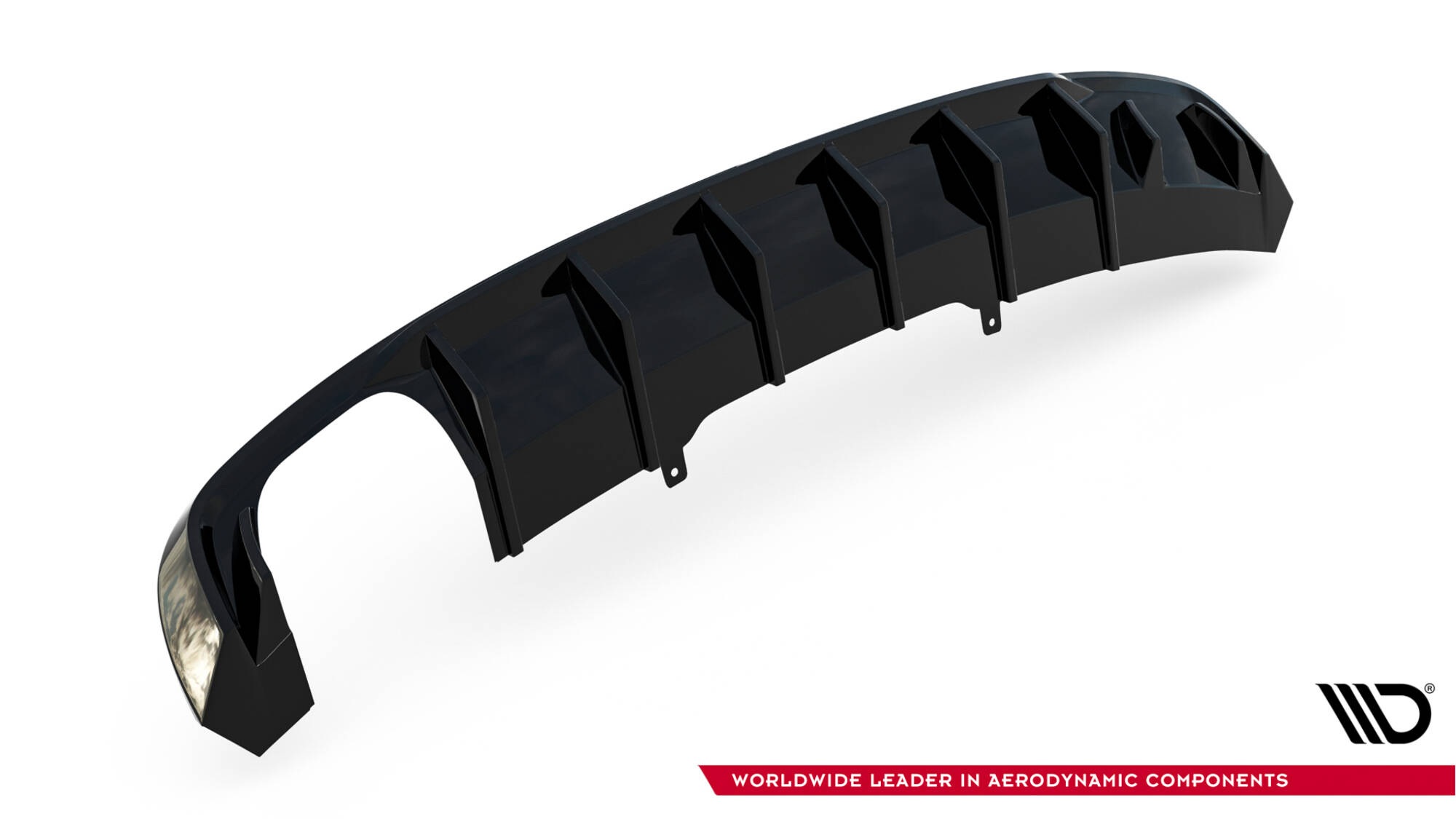 REAR VALANCE V.1 SUITABLE FOR AUDI A4 S-LINE B9 (VERSION WITH DUAL EXHAUST TIPS ON ONE SIDE) – MAXTON DESIGN - 2