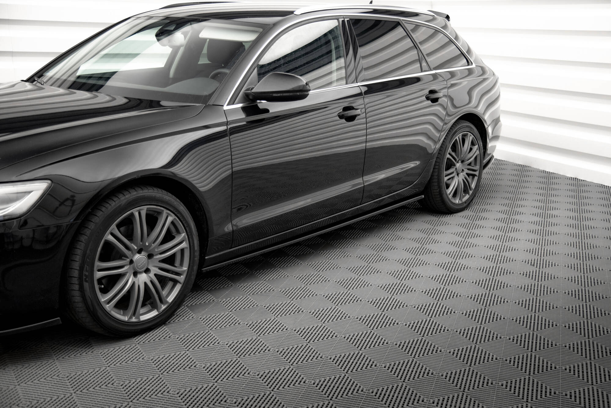 Side Skirts Diffusers V.2 Audi A6 C7 - 3