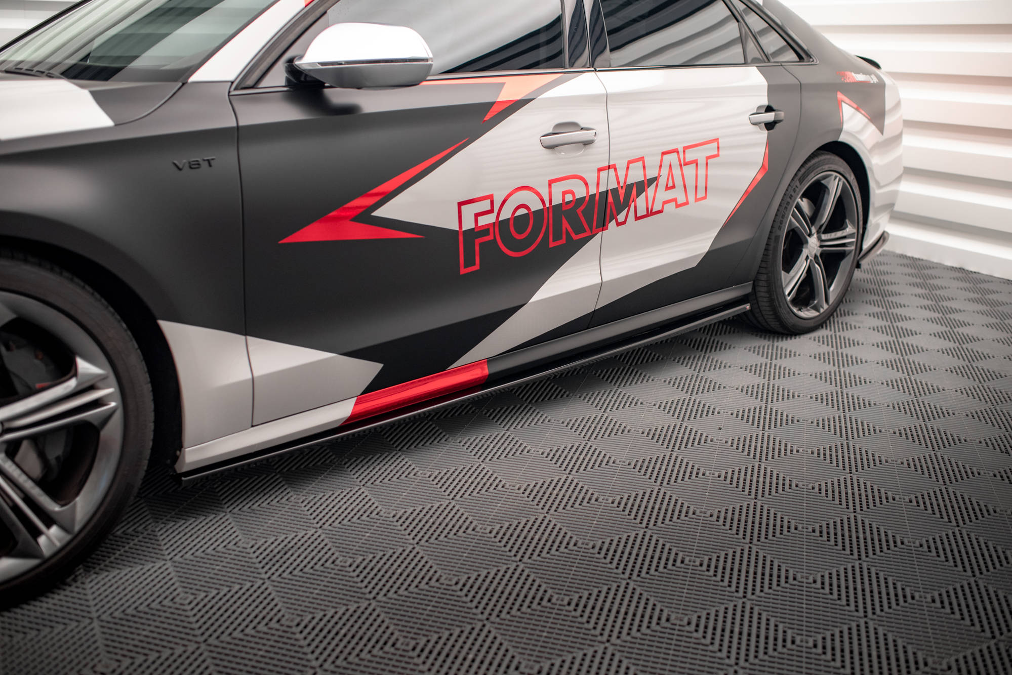 Side Skirts Diffusers V.1 Audi S8 D4 - 2