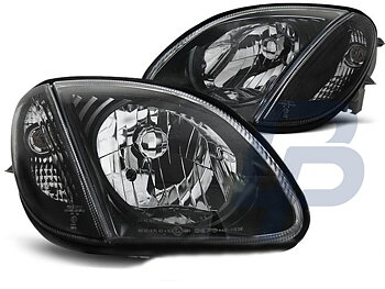 HEADLIGHTS MERCEDES R170 SLK 04.96-04 BLACK