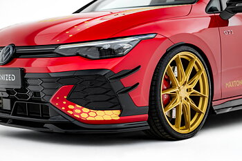 CANARDS FÖR FRÄMRE STÖTFÅNGARE (CANARDS) TILL VOLKSWAGEN GOLF GTI CLUBSPORT MK8 FACELIFT – MAXTON DESIGN