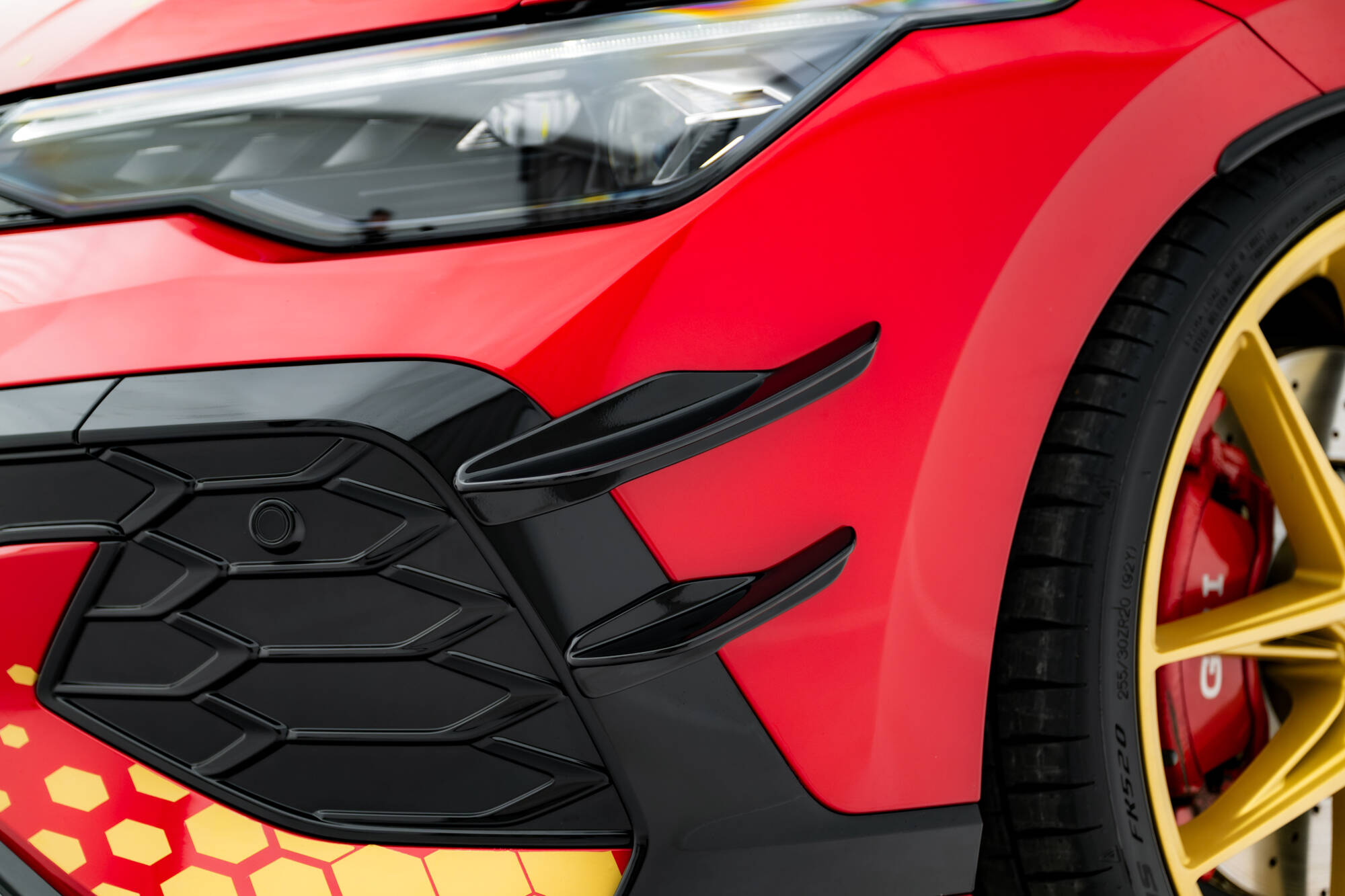 FRONT BUMPER WINGS (CANARDS) SUITABLE FOR VOLKSWAGEN GOLF GTI CLUBSPORT MK8 FACELIFT – MAXTON DESIGN - 8