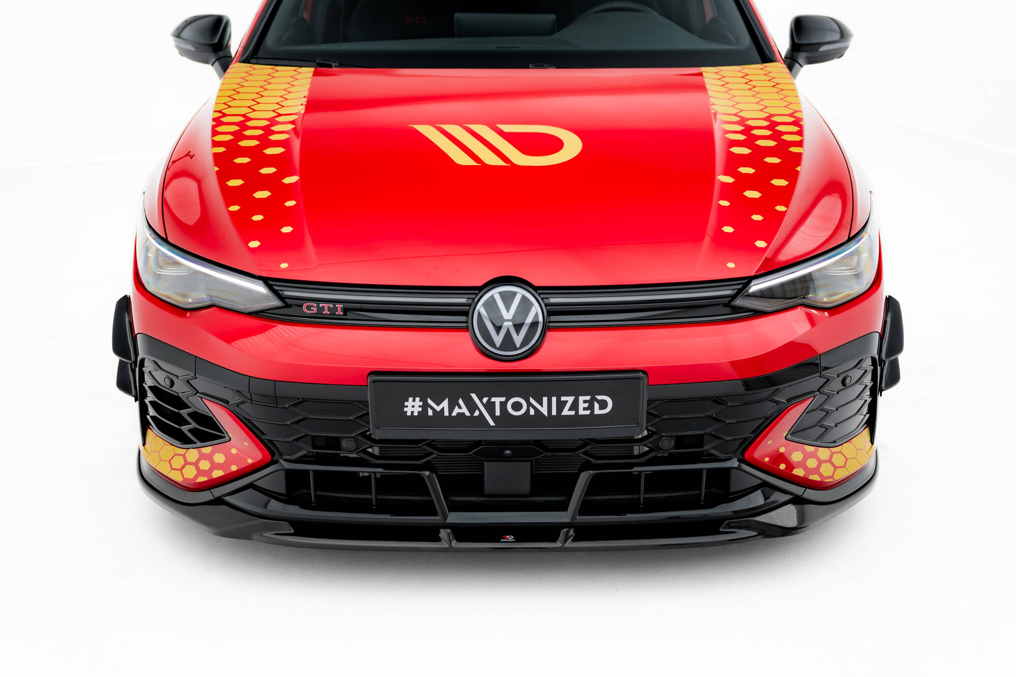 FRONT BUMPER WINGS (CANARDS) SUITABLE FOR VOLKSWAGEN GOLF GTI CLUBSPORT MK8 FACELIFT – MAXTON DESIGN - 7