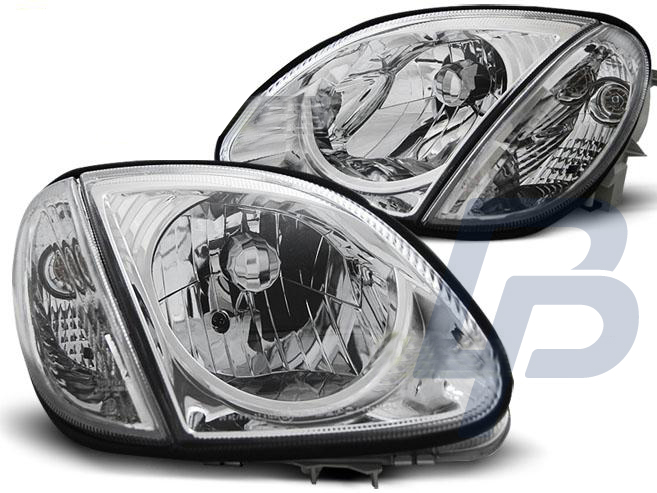 HEADLIGHTS MERCEDES R170 SLK 04.96-04 CHROME - 2