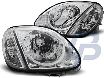 HEADLIGHTS MERCEDES R170 SLK 04.96-04 CHROME