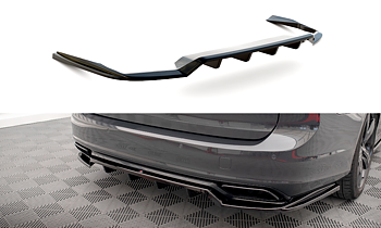 Central Rear Splitter (Vertical Bars) Volvo V90 / S90 R-Design Mk2