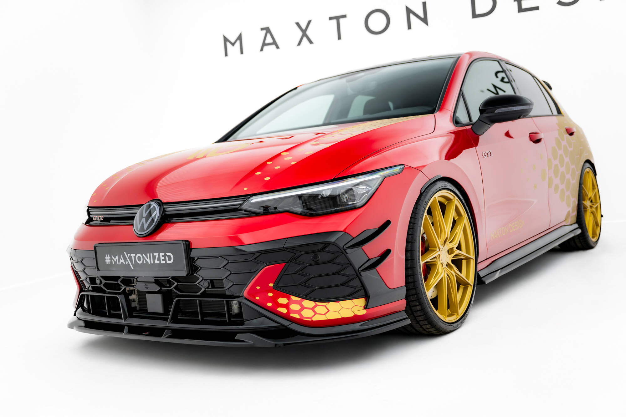 FRONT SPLITTER V.1 SUITABLE FOR VOLKSWAGEN GOLF GTI CLUBSPORT MK8 FACELIFT – MAXTON DESIGN - 5
