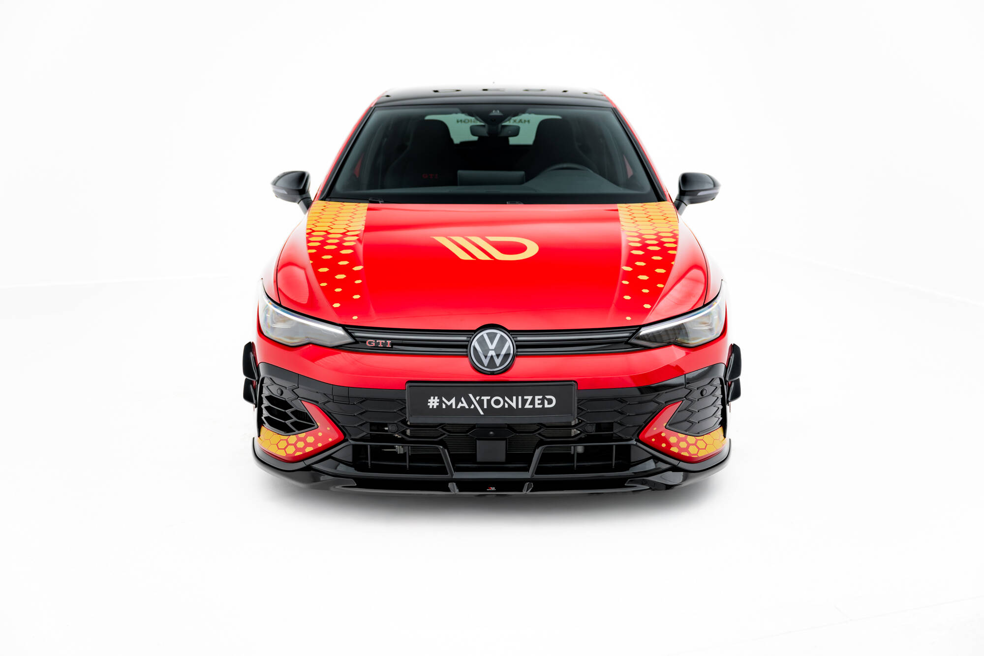 FRONT SPLITTER V.1 SUITABLE FOR VOLKSWAGEN GOLF GTI CLUBSPORT MK8 FACELIFT – MAXTON DESIGN - 3