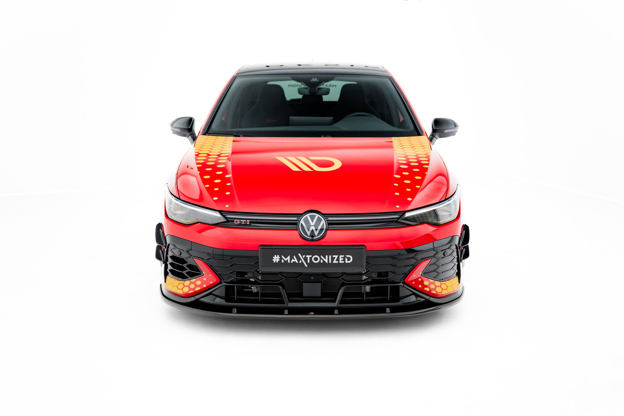 FRONT SPLITTER V.2 SUITABLE FOR VOLKSWAGEN GOLF GTI CLUBSPORT MK8 FACELIFT – MAXTON DESIGN - 3