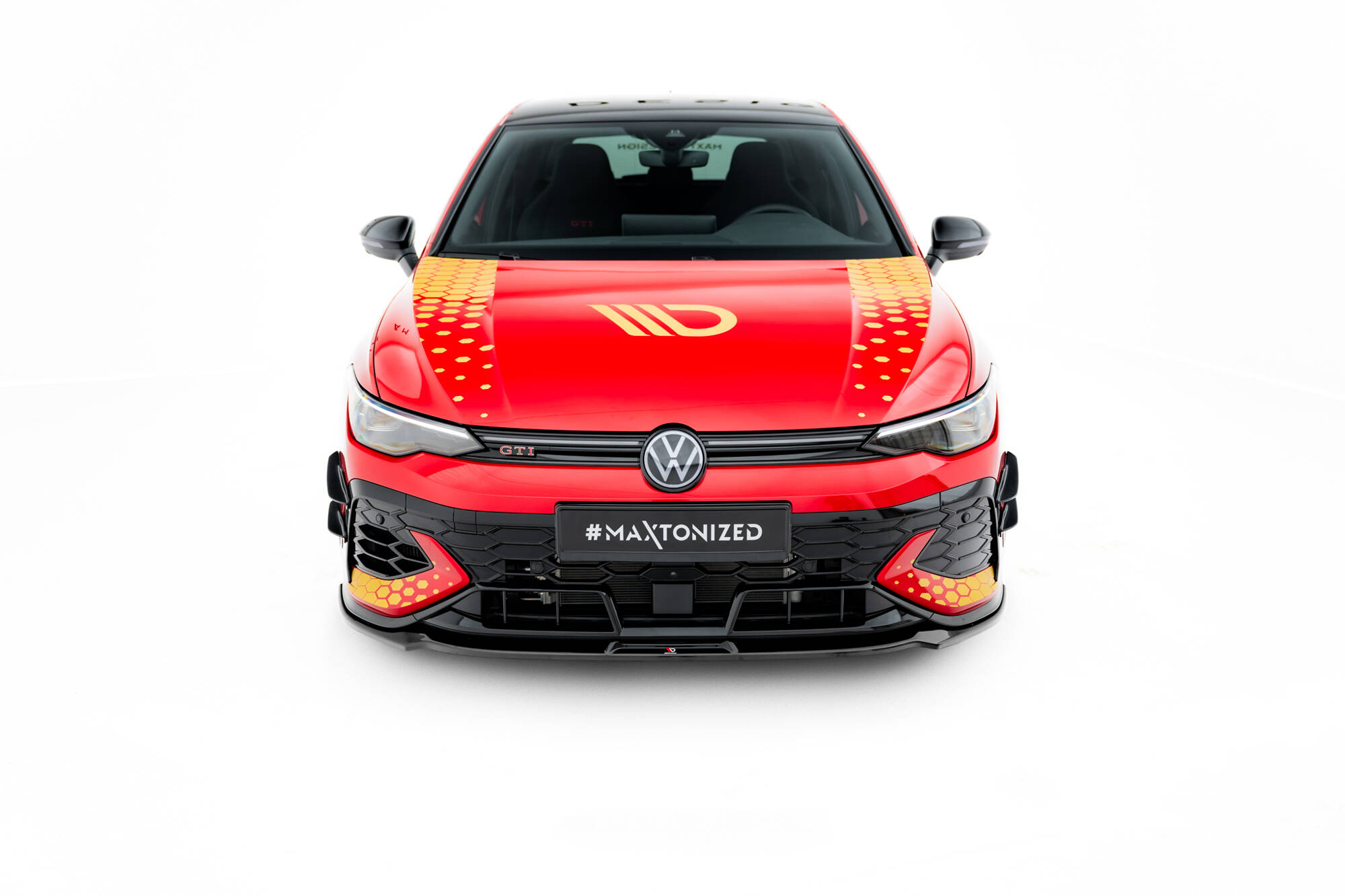 FRONT SPLITTER V.3 SUITABLE FOR VOLKSWAGEN GOLF GTI CLUBSPORT MK8 FACELIFT – MAXTON DESIGN