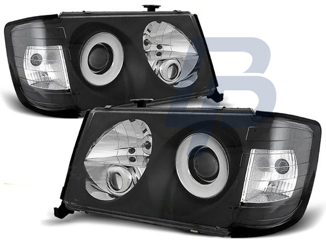 HEADLIGHTS MERCEDES W124 01.85-04.93 BLACK - 3