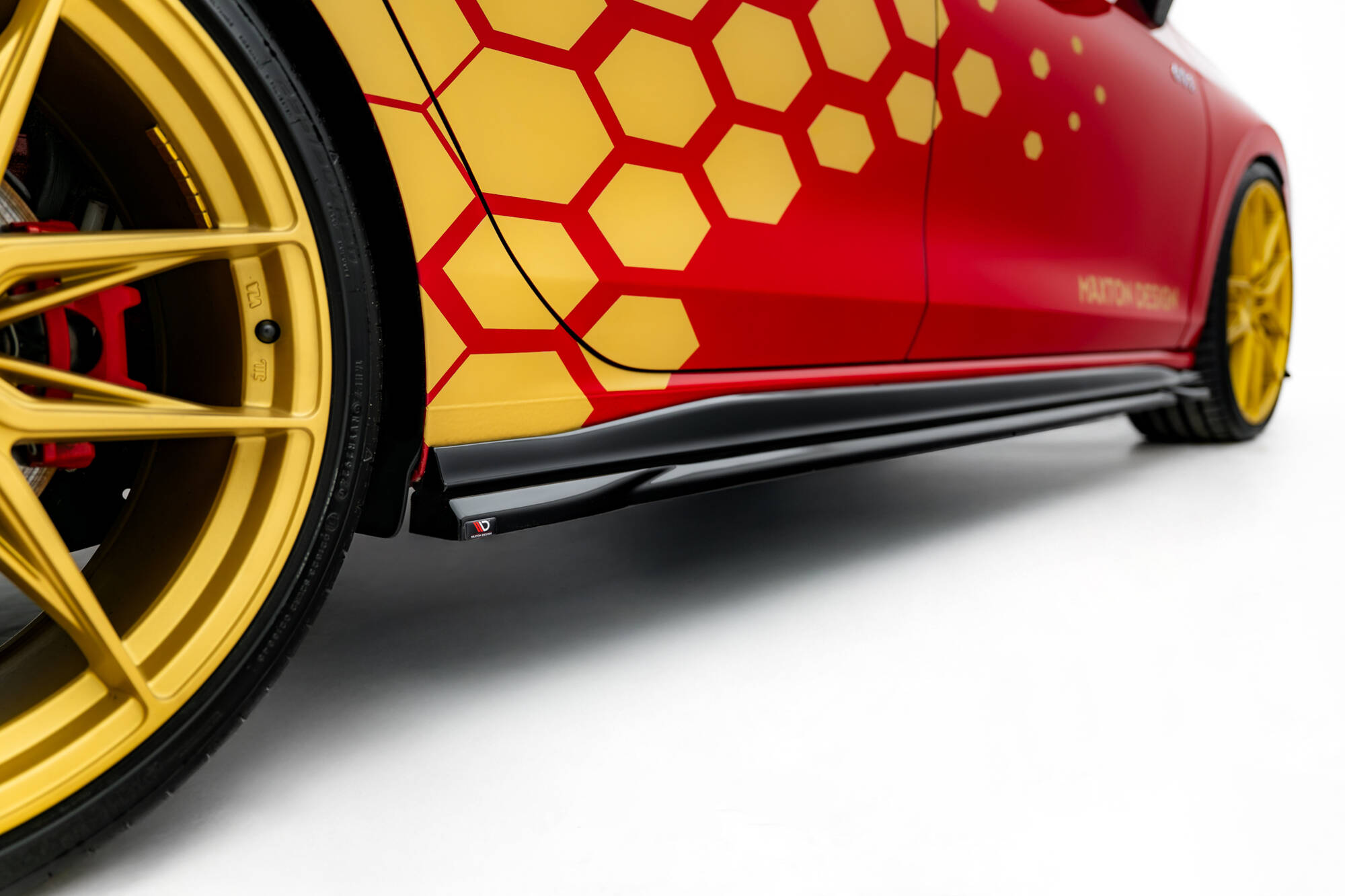 SIDE SKIRTS DIFFUSERS V.1 SUITABLE FOR VOLKSWAGEN GOLF GTI CLUBSPORT MK8 FACELIFT – MAXTON DESIGN - 3