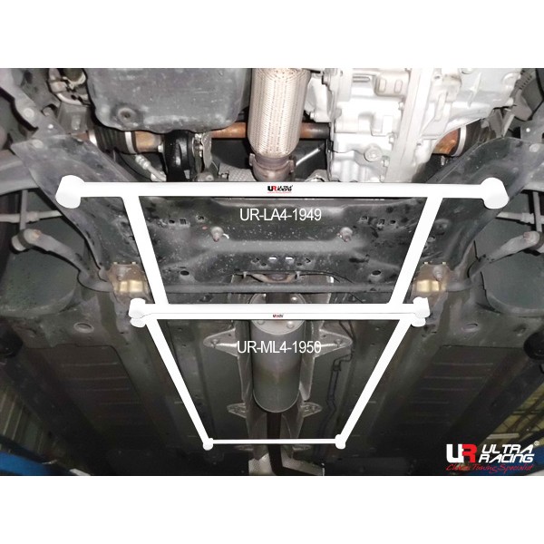 PEUGEOT 408 1.6T 10+ ULTRA-R 4-POINT FRONT LOWER H-BRACE