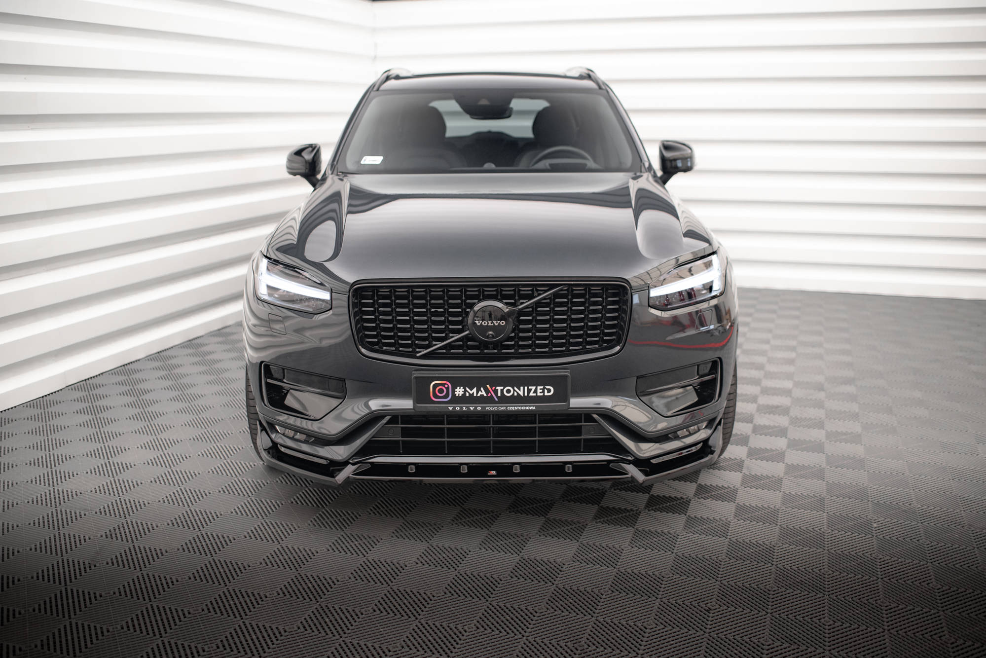 Front Splitter V.2 Volvo XC90 R-Design Mk2 Facelift - 2