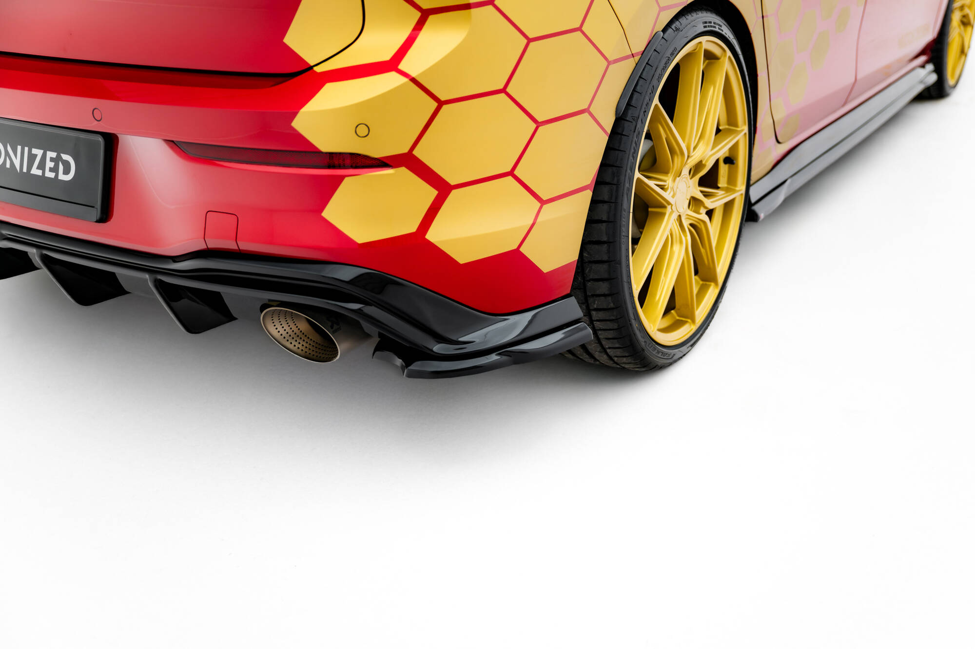 REAR SIDE SPLITTERS V.3 SUITABLE FOR VOLKSWAGEN GOLF GTI CLUBSPORT MK8 FACELIFT – MAXTON DESIGN - 3