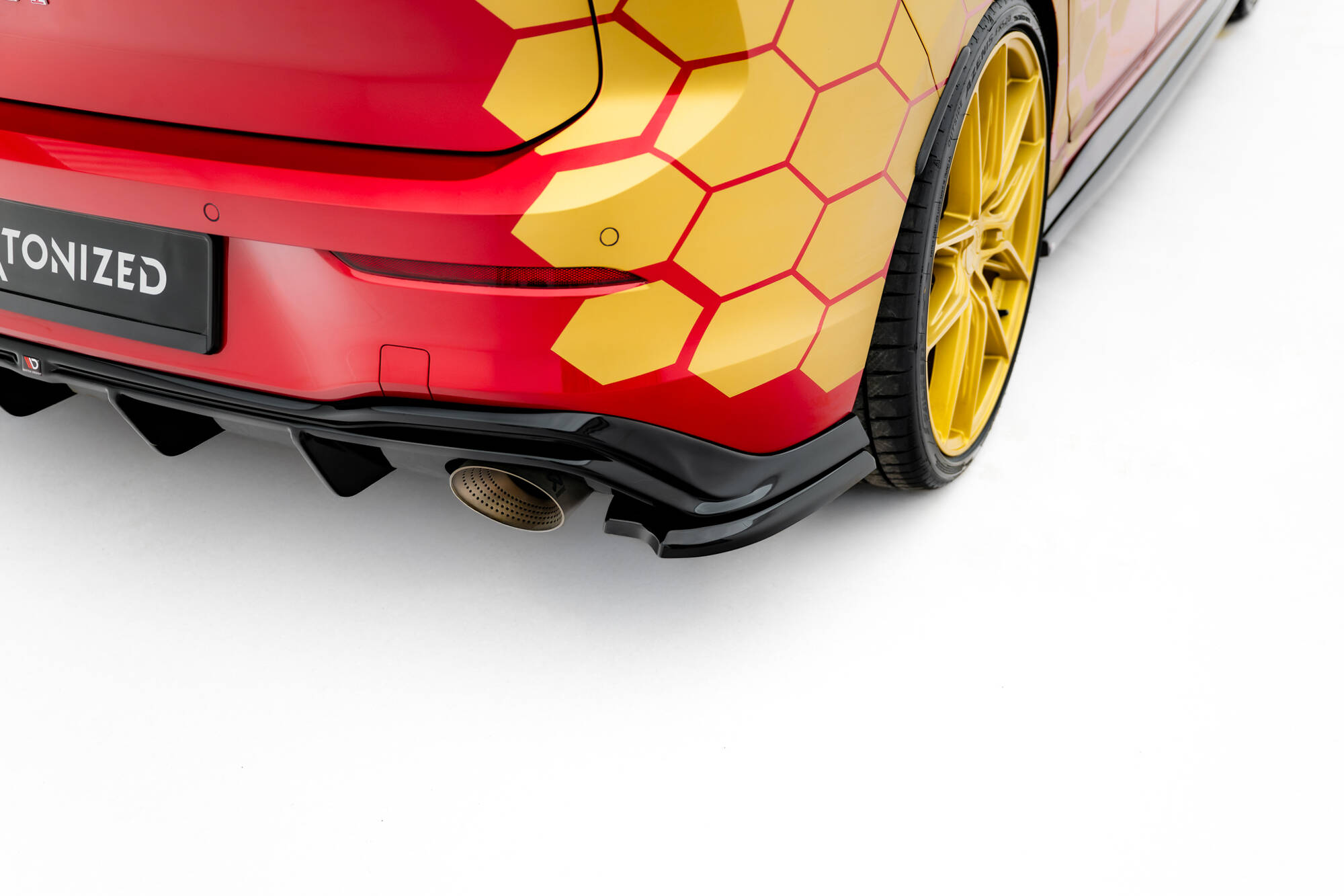 REAR SIDE SPLITTERS V.4 SUITABLE FOR VOLKSWAGEN GOLF GTI CLUBSPORT MK8 FACELIFT – MAXTON DESIGN