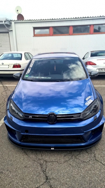 FRONT SPLITTER VW GOLF VI (FOR R400 BUMPER) - 2