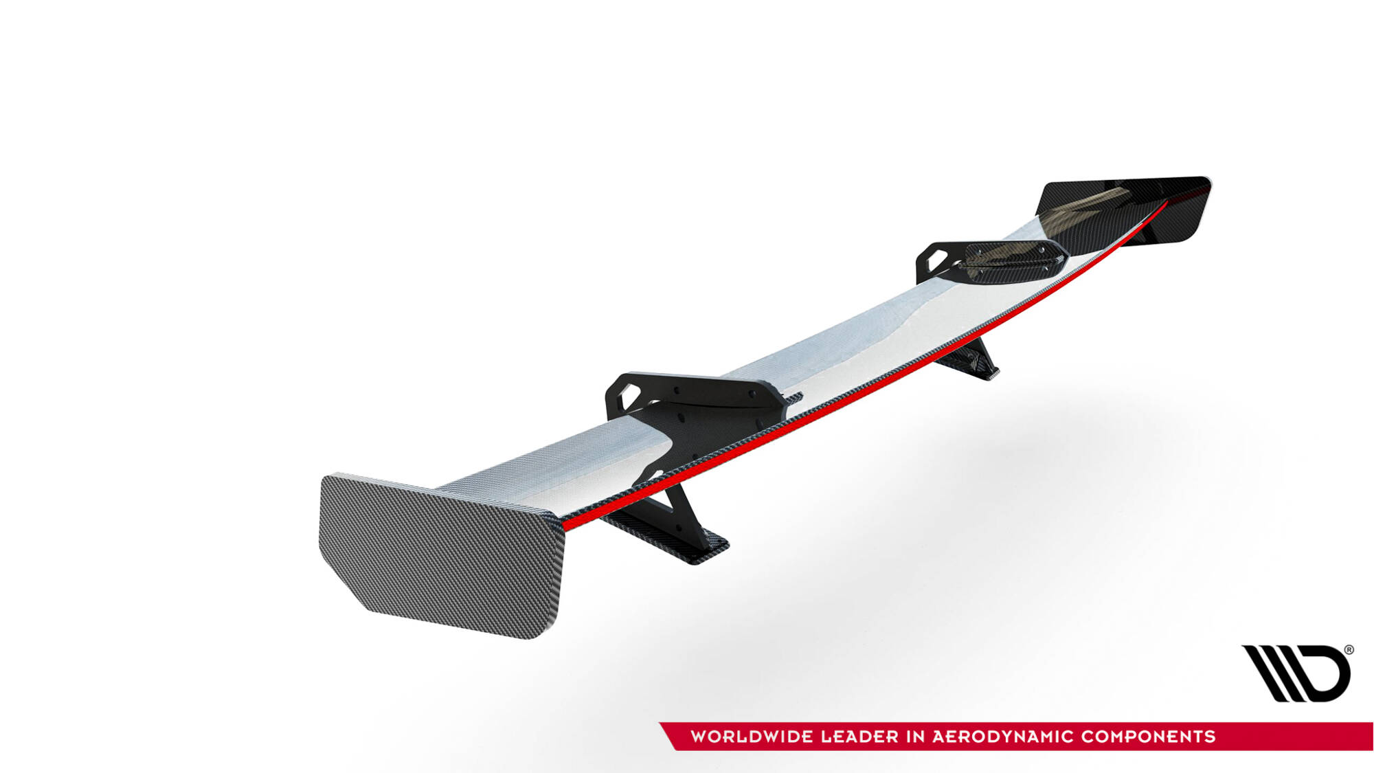 CARBON SPOILER WITH UPPER SWAN MOUNTING + LED SUITABLE FOR HONDA CIVIC SI MK10 – MAXTON DESIGN - 3