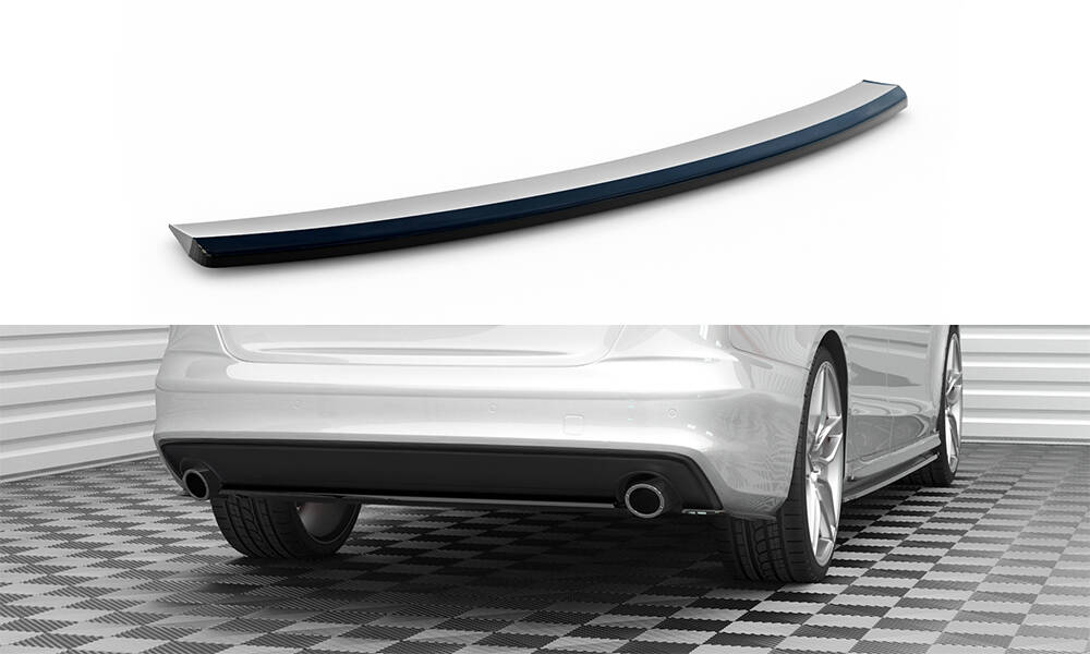 Central Rear Splitter Audi A4 S-Line B8 Facelift