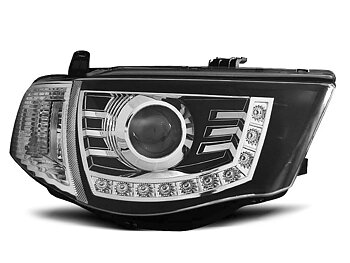 HEADLIGHTS MITSUBISHI L200 06-10 DAYLIGHT BLACK