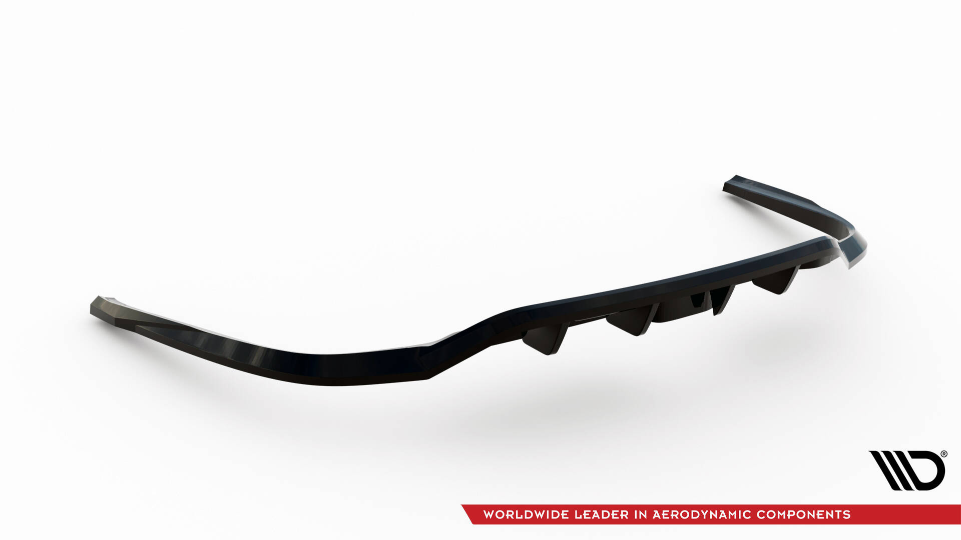 Central Rear Splitter (Vertical Bars) Audi A6 Allroad C8 - 8