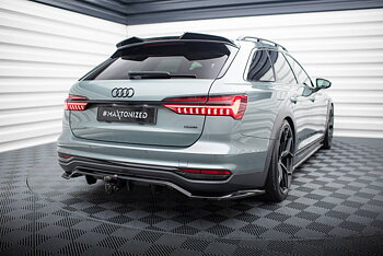 Central Rear Splitter (Vertical Bars) Audi A6 Allroad C8