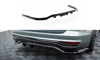 Central Rear Splitter (Vertical Bars) Audi A6 Allroad C8