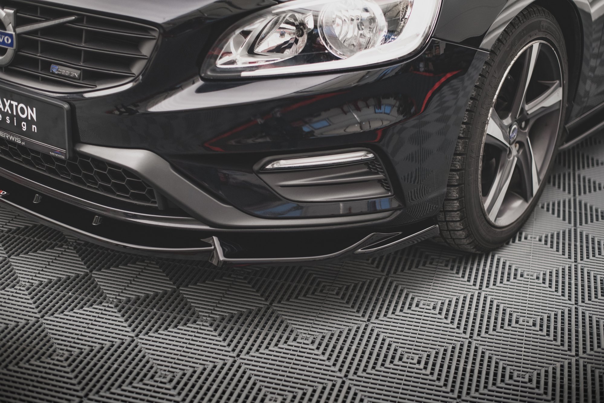 FRONT SPLITTER V.1 SUITABLE FOR VOLVO S60 R-DESIGN MK2 FACELIFT – MAXTON DESIGN - 2
