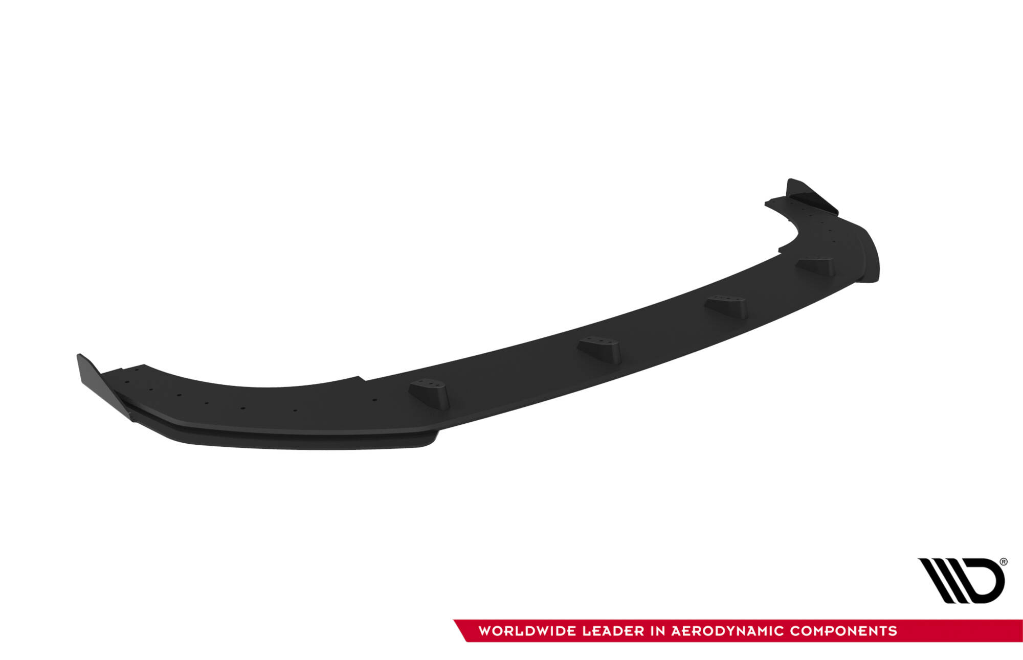 STREET PRO FRONT SPLITTER + FLAPS SUITABLE FOR VOLKSWAGEN GOLF GTI CLUBSPORT MK8 FACELIFT – MAXTON DESIGN - 7