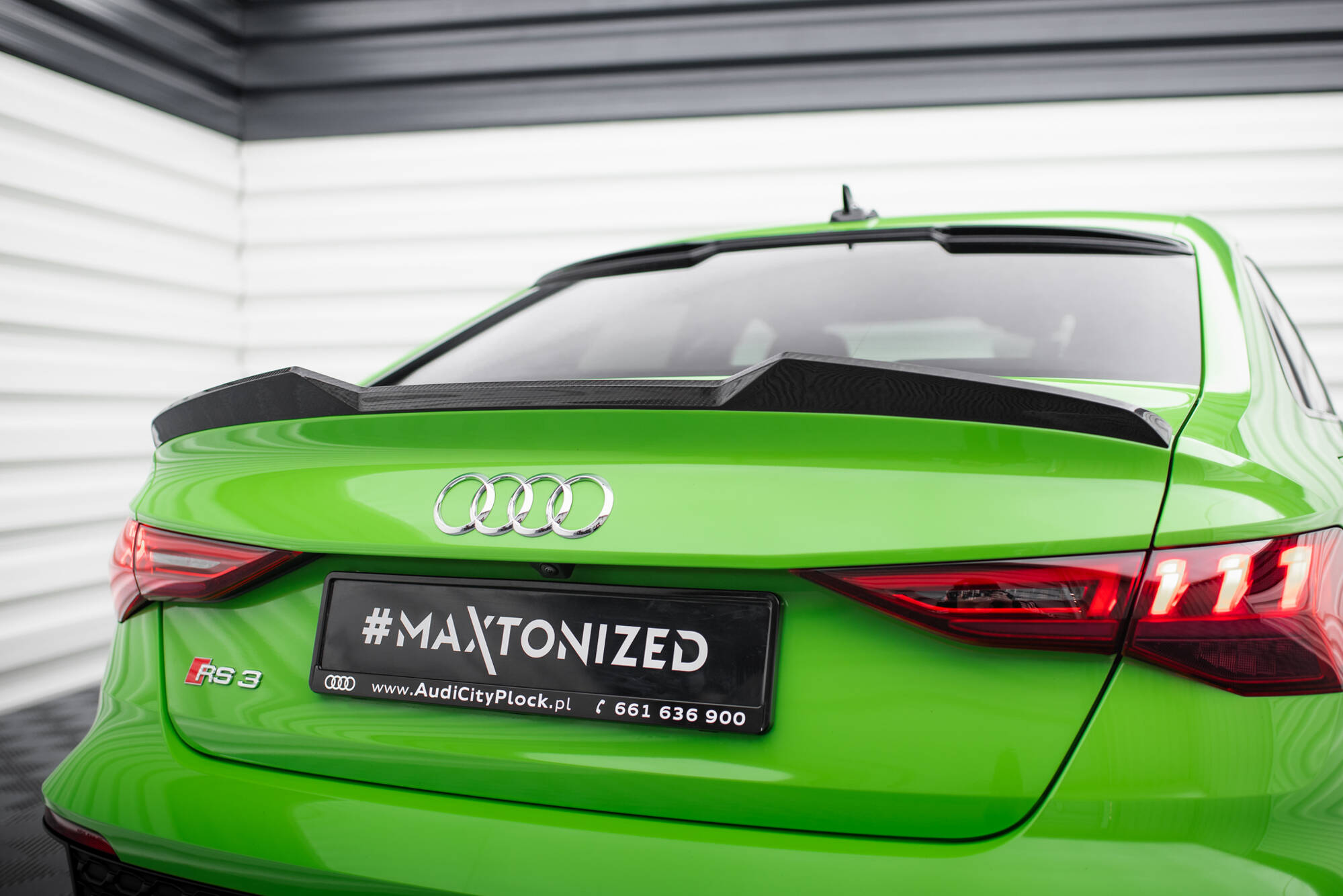 Carbon Fiber Tailgate Spoiler Audi RS3 Sedan 8Y - 3