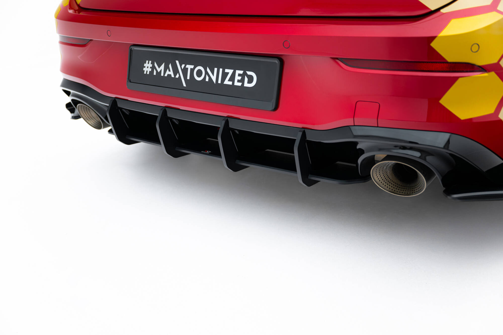STREET PRO REAR DIFFUSER V.2 SUITABLE FOR VOLKSWAGEN GOLF GTI CLUBSPORT MK8 FACELIFT – MAXTON DESIGN - 3
