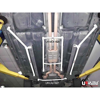 CADILLAC CTS 3.6 07+ ULTRARACING 4-POINT MID LOWER BRACE