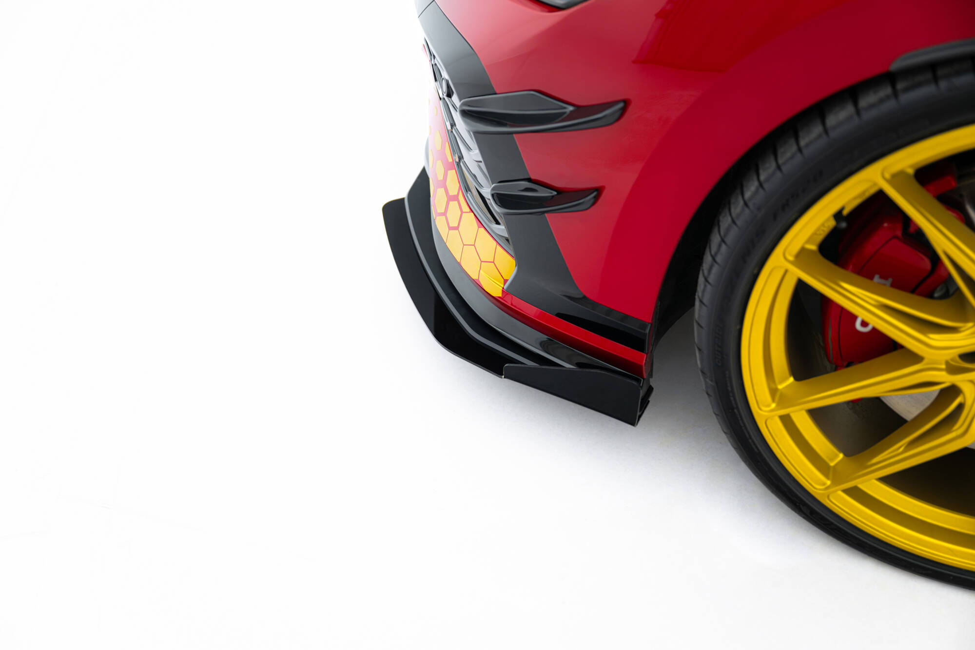 FRONT FLAPS FLAPS SUITABLE FOR VOLKSWAGEN GOLF GTI CLUBSPORT MK8 FACELIFT – MAXTON DESIGN - 2
