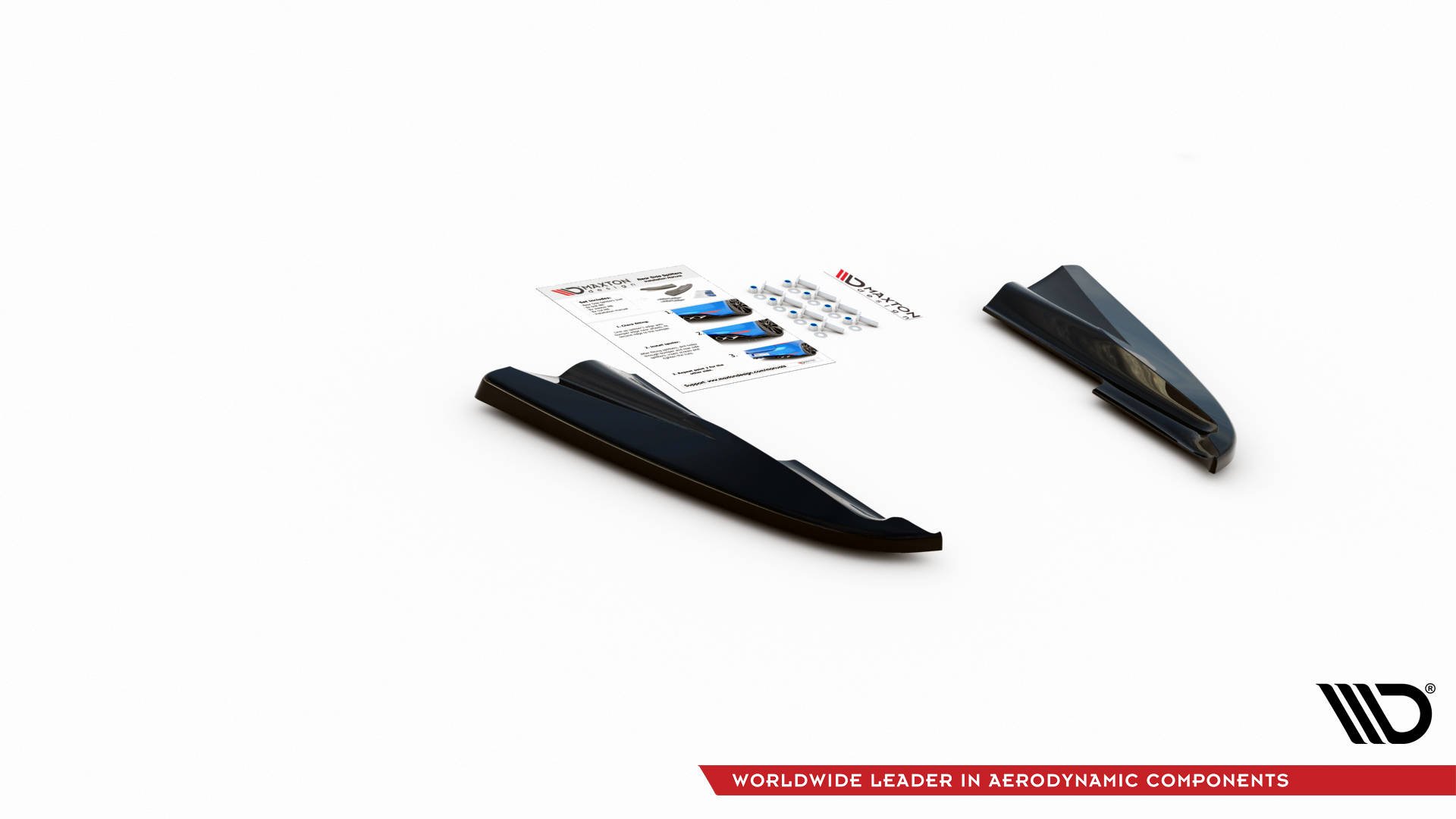 Rear Side Splitters Volvo S60 R-design MK2 (2014-2018) - 4