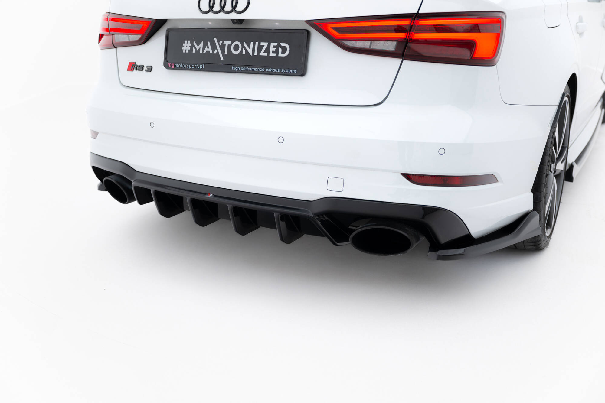 REAR VALANCE V.2 SUITABLE FOR AUDI RS3 SEDAN 8V FACELIFT – MAXTON DESIGN - 5