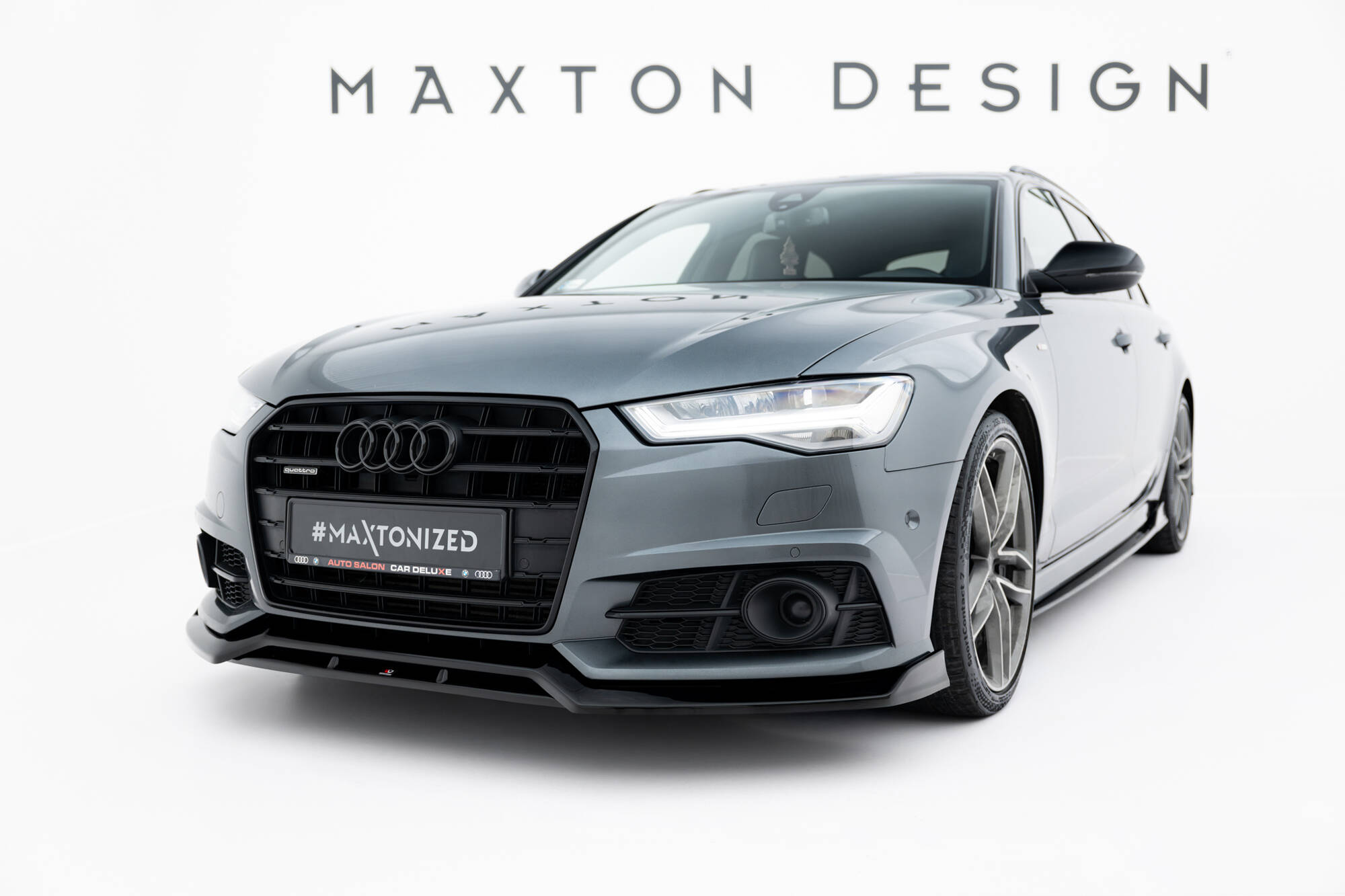 FRONT SPLITTER V.3 SUITABLE FOR AUDI A6 / A6 C7 S-LINE/ S6 C7 FACELIFT – MAXTON DESIGN - 2