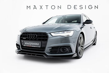 FRONT SPLITTER V.3 SUITABLE FOR AUDI A6 / A6 C7 S-LINE/ S6 C7 FACELIFT – MAXTON DESIGN